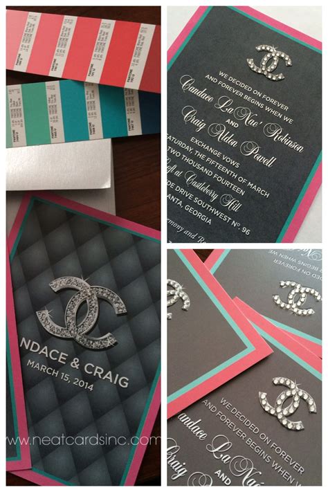 chanel inspired stationery